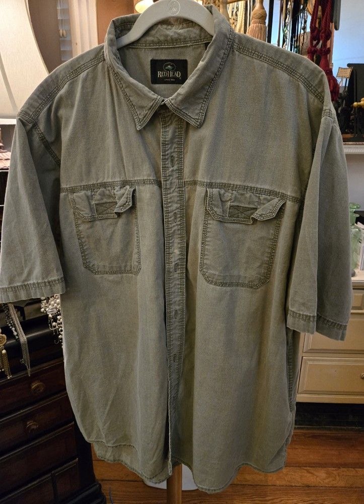 MT # 1004 Mens 2X RED HEAD SINCE 1968 SHORT SLEEVE SHIRT