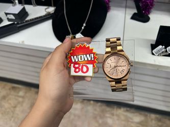 Michael Kors Rose Gold Chronograph Watch