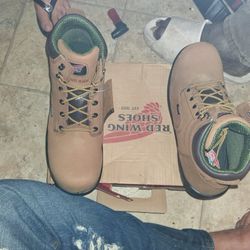 Red Wings Steel Toe Shoes 