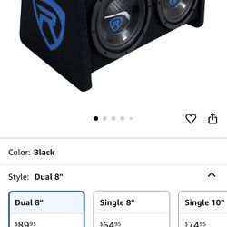 Rockville Dual 8 , 800w Subwoofer