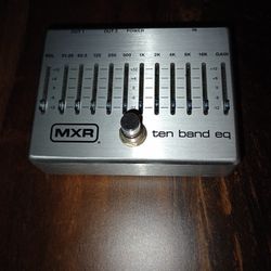 MXR 10 Band EQ. No Cables. No Box. Works Great. In Great Condition. 