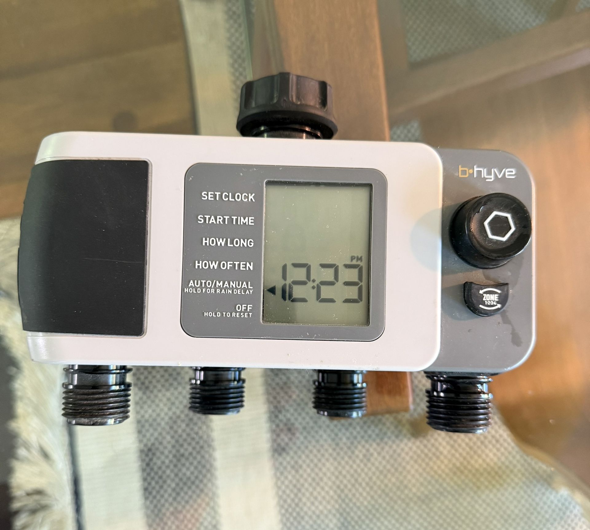$55 Orbit 24634 B-hyve XD 4-Port Smart Hose Watering Timer