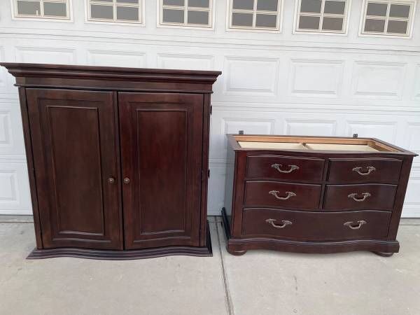 Hard Wood Armoire,Wardrobe Cabinet