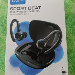 DARTA SPORT BEAT BLUETOOTH NOISE REDUCTION TRUE WIRELESS EARBUDS WITH CHARGING CASE 
