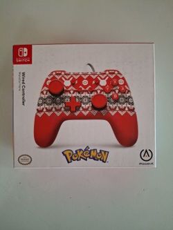 Official Nintendo Switch WIRED Controller [ Holiday Sweater Edition ] NEW