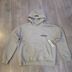 Dark Oatmeal Essentials Hoodie Size Mens Medium