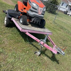 2 For The Price Of One - Mower & Trailer $1250 OBO!! VERY LOW HOURS 