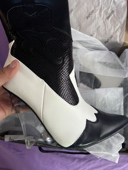 Woman’s Cow Print Boots