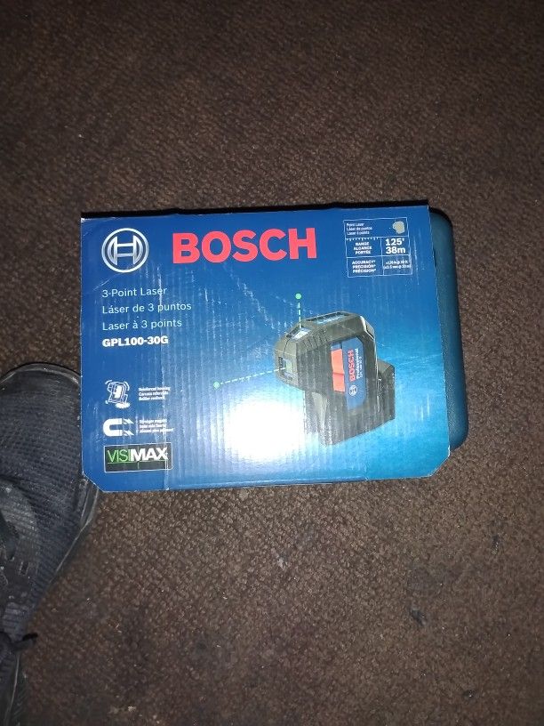 Bosch 3 Point Lazer Level Gpl100-30g