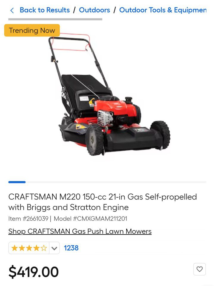 Brand New Craftsman Lawnmower