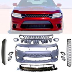 for 2015-2023 Dodge Charger Hellcat style full Front bumper replacement body kit