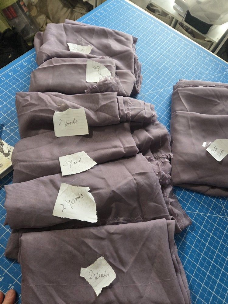 Chiffon Fabric Sewing Material Bulk Sale
