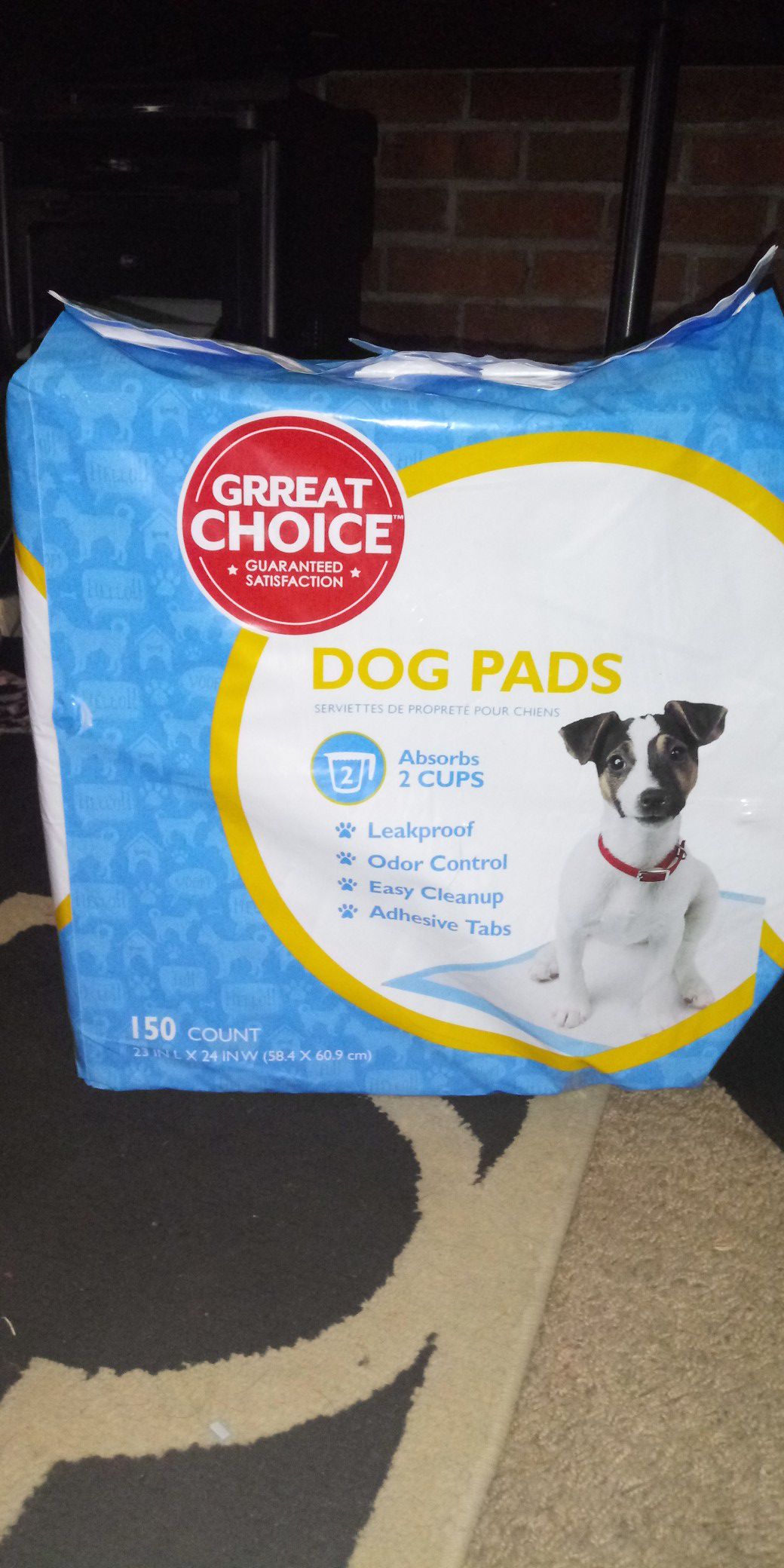 Dog pads new 150 count, i paid $52 dollars