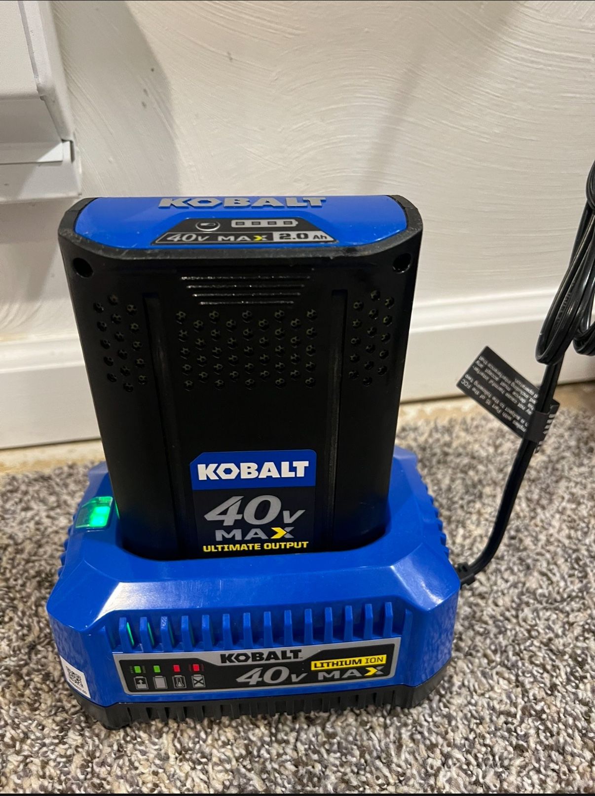 Kobalt 40v Battery and Charger