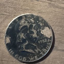 1952 100% Silver Half Dollar 