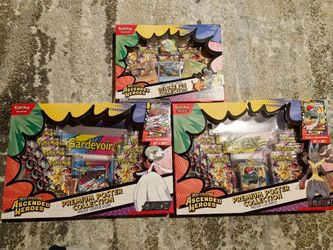 Ascended Heroes ETB, Premium poster Collection, Deluxe pin first partners, Mega EX