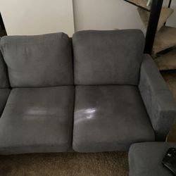 L Shape Grey Couch
