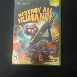 Destroy All Humans (OG Xbox)  CIB  Cleaned & Tested 