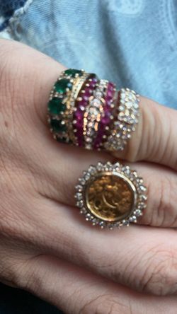 Gold rings