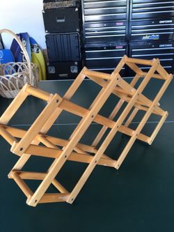 Collapsable Wood wine rack