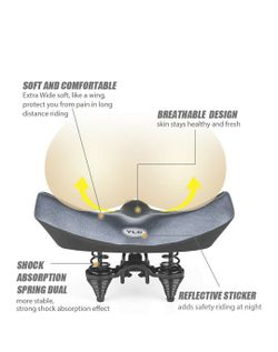 Over sized bike seat replacement