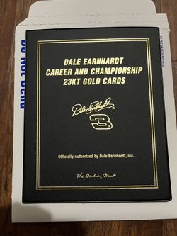 Dale Earnhardt 23k Gold Cards