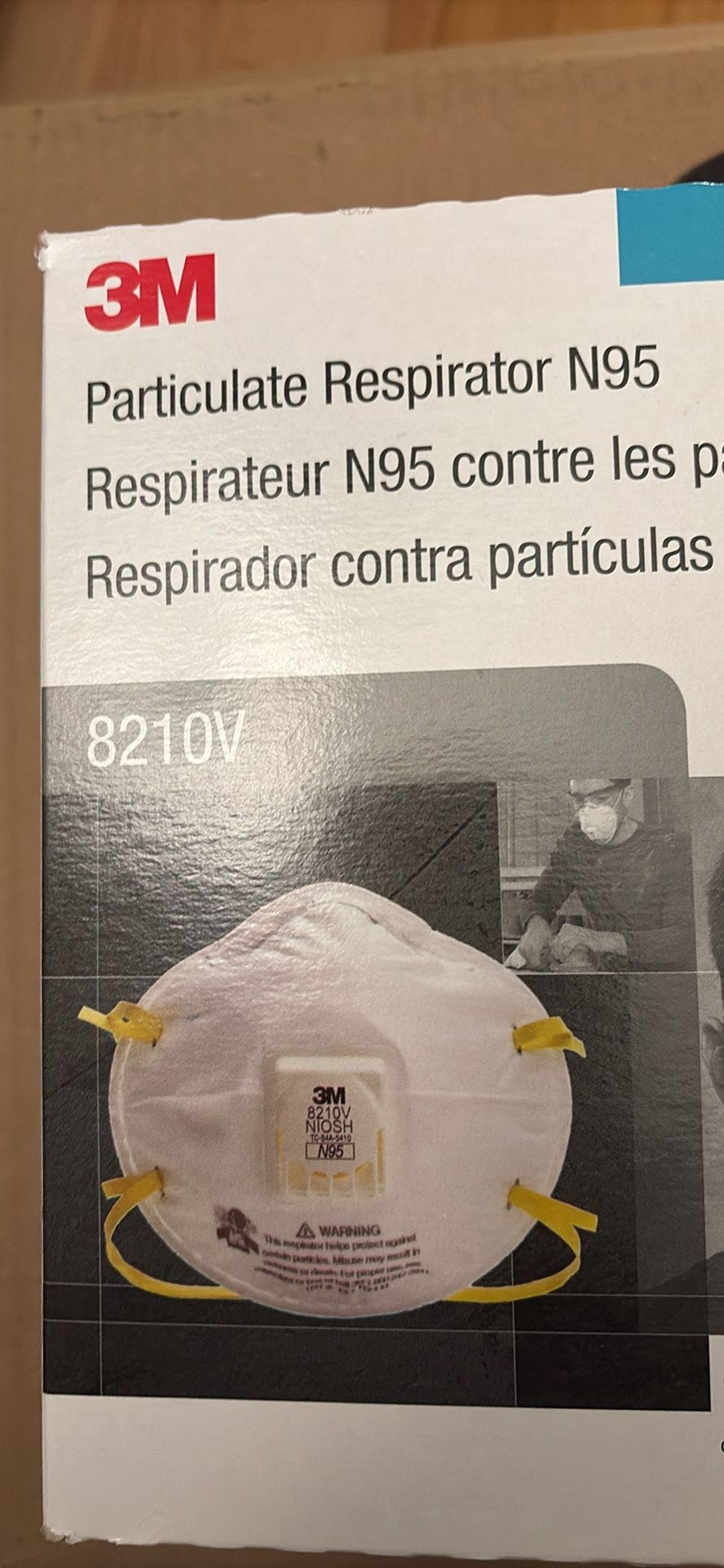 3M N95 respirator NEW Box 10 Pieces P/u 98008