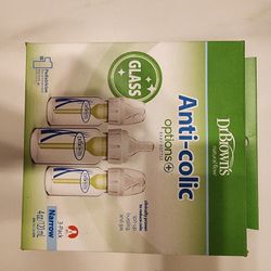 Dr. Brown's Natural Flow Glass Bottle Set 4oz- Anti Colic