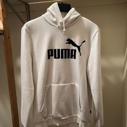 PUMA White Hoodie for Men