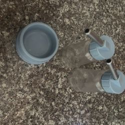 Rodent Water Bottles And Food Bowl  