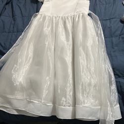 White Baptism Dress 