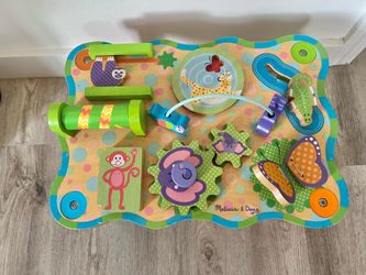 Melissa & Doug Wooden Jungle Activity Table