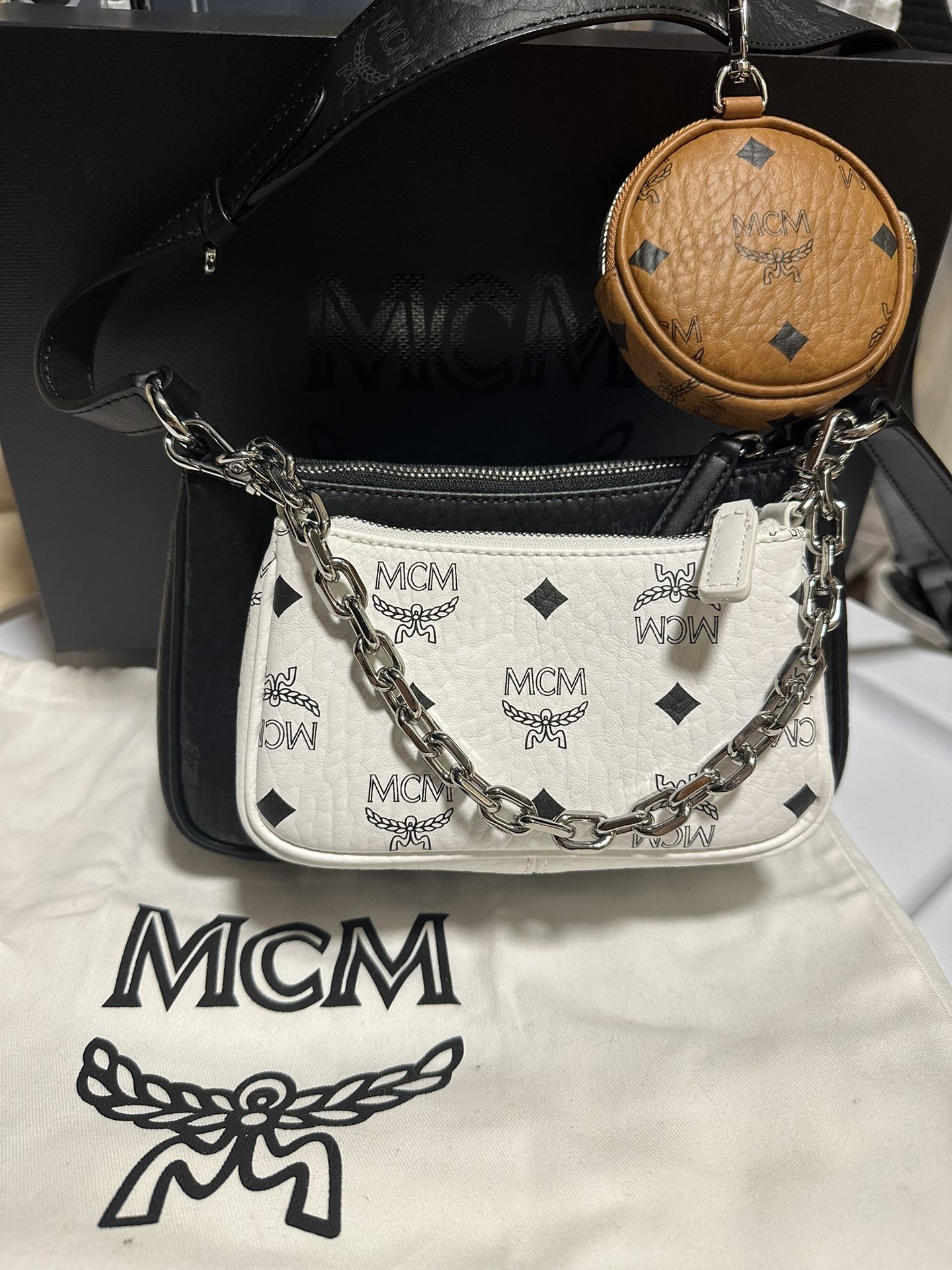 MCM Visetos Trio bag * 100 authentic *