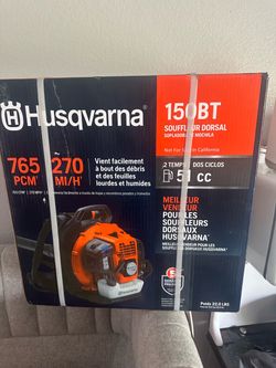 Husqvarna backpack gasoline blower. New