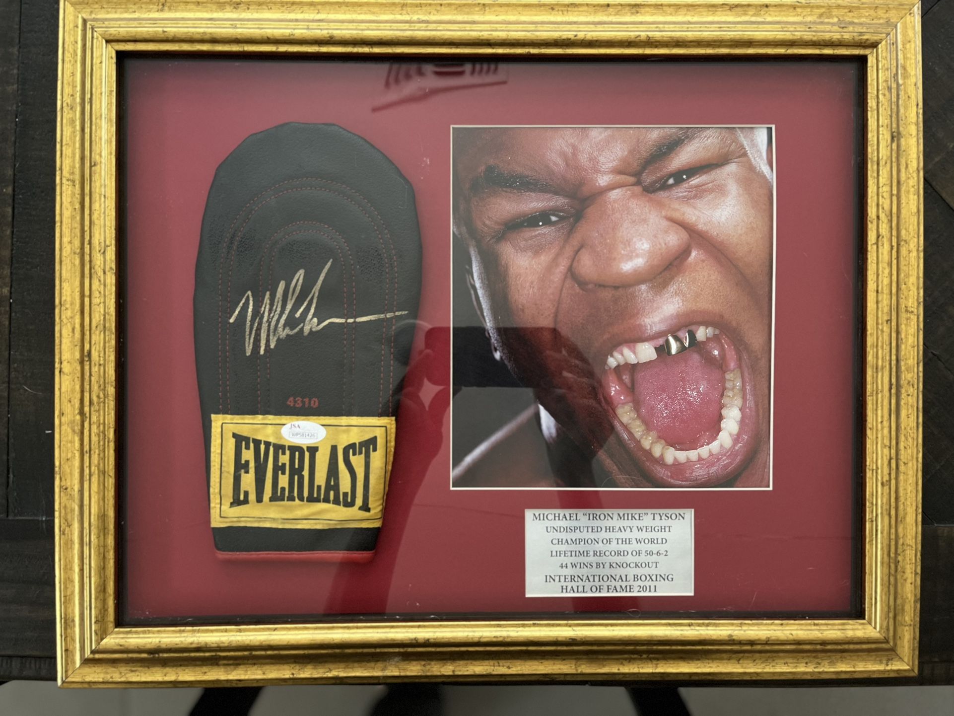Mike Tyson Signed Glove