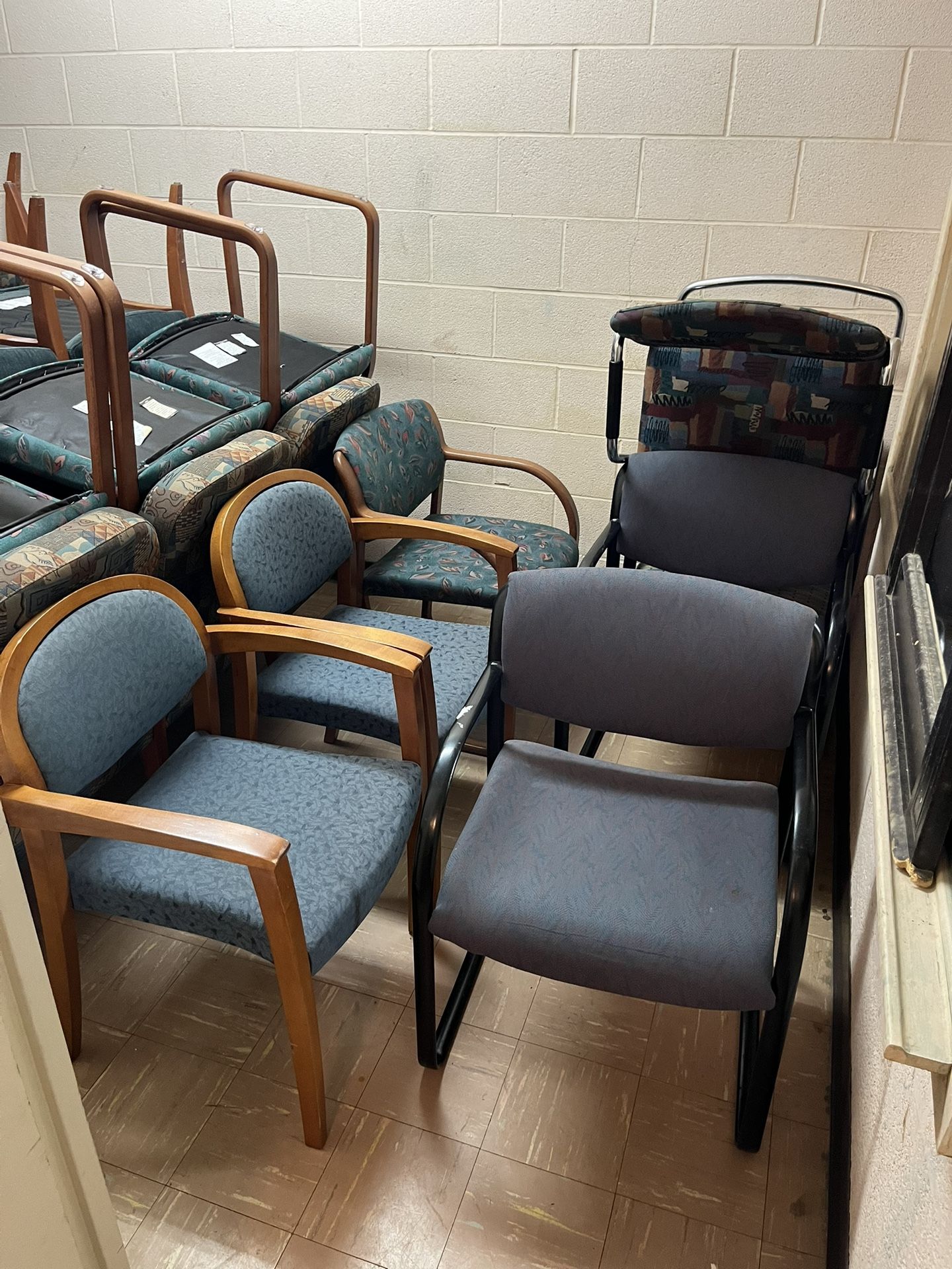 Lobby Chairs Furniture Waiting Room Chair - $25 Per Seat 
