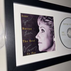 Anne Murray Signed CD Booklet And Cd For “The Best”, Her Greatest Hits. 