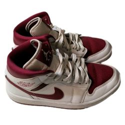 Air Jordan 1 Mid Reverse Chicago BQ6472-161 Red/White Women's Size 8