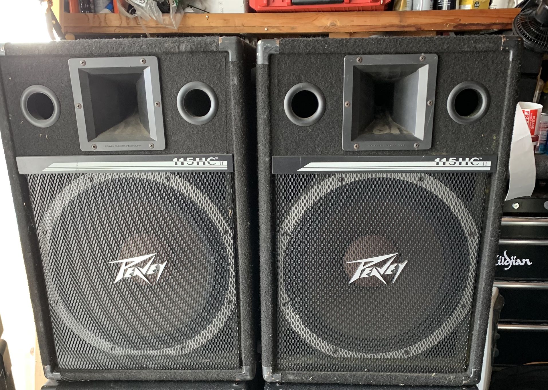 Peavey 115HC 2way PA Loud Speakers CHEAP!!!! 