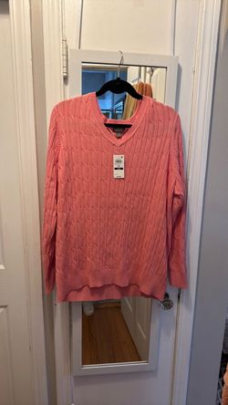 Salmon Macys style & Co sweater