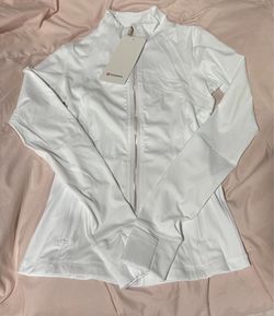 White Lululemon Define Jacket