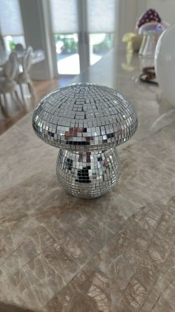 Disco Mushroom Candle