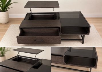 Lift-Top Coffee Table with Storage