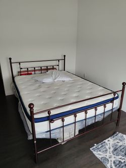 Bed frame metal Queen size