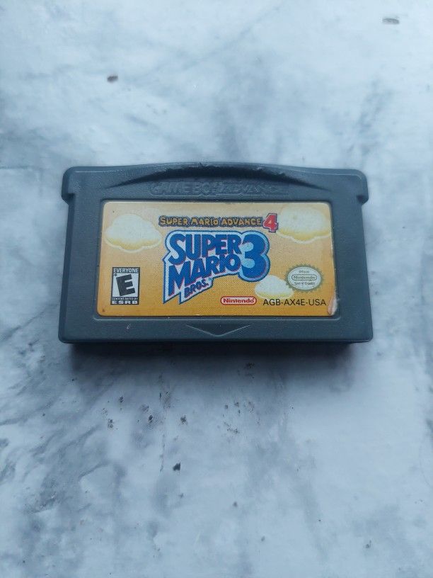 Super Mario Bros 3 For Nintendo Abvance