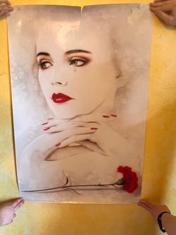 Vintage 80’s Poster,  “In Love”