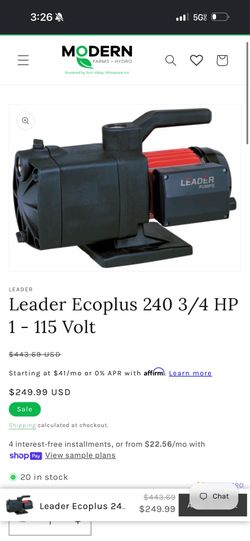 🔥 Leader Ecoplus 240 Pump + Hydrotronic Controller & Filter — Priced to Sell