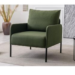 X2 Single Sofa Couch Modern Accent Chair for Living Room Small Space, Apartment, Bedroom, Dorm, Office - Green