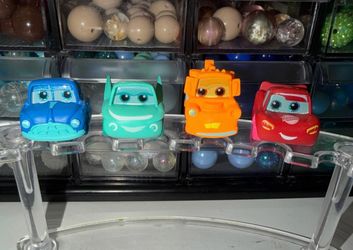 Disney doorables neon pop car bundle