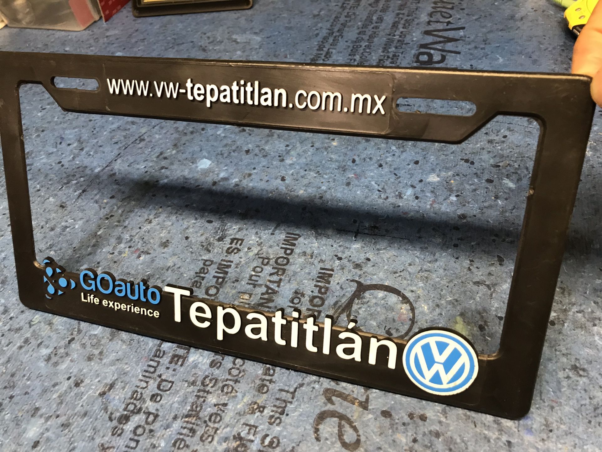 Jalisco Tepatitlan Car Dealer License Plate Frame.